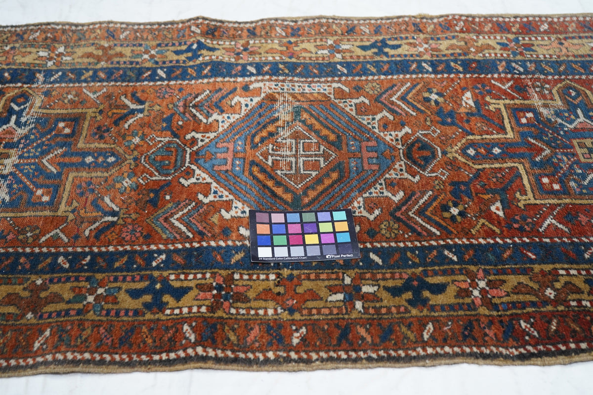 Antique Heriz Rug 2'9'' x 11'0''
