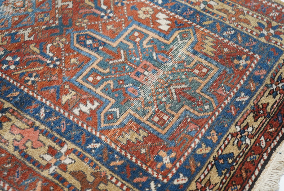 Antique Heriz Rug 2'9'' x 11'0''