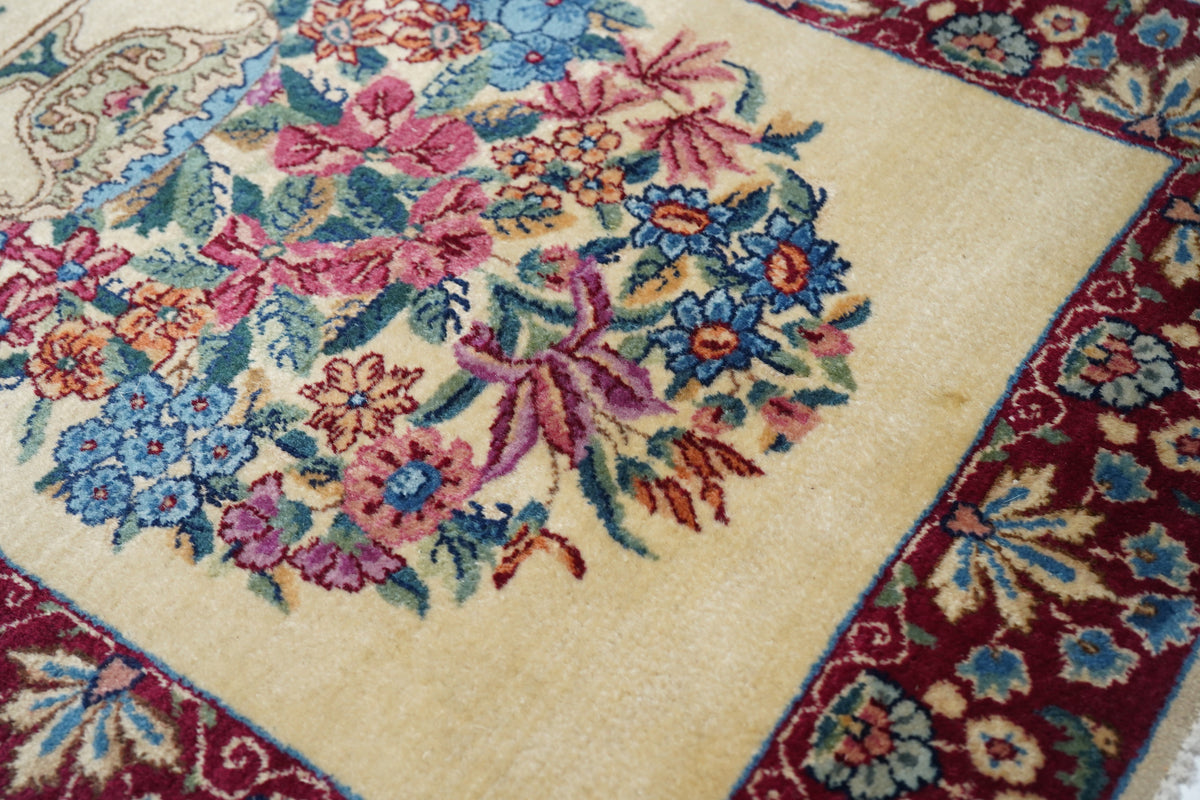 Fine Antique  Kerman Long Rug 2'5'' x 16'2''