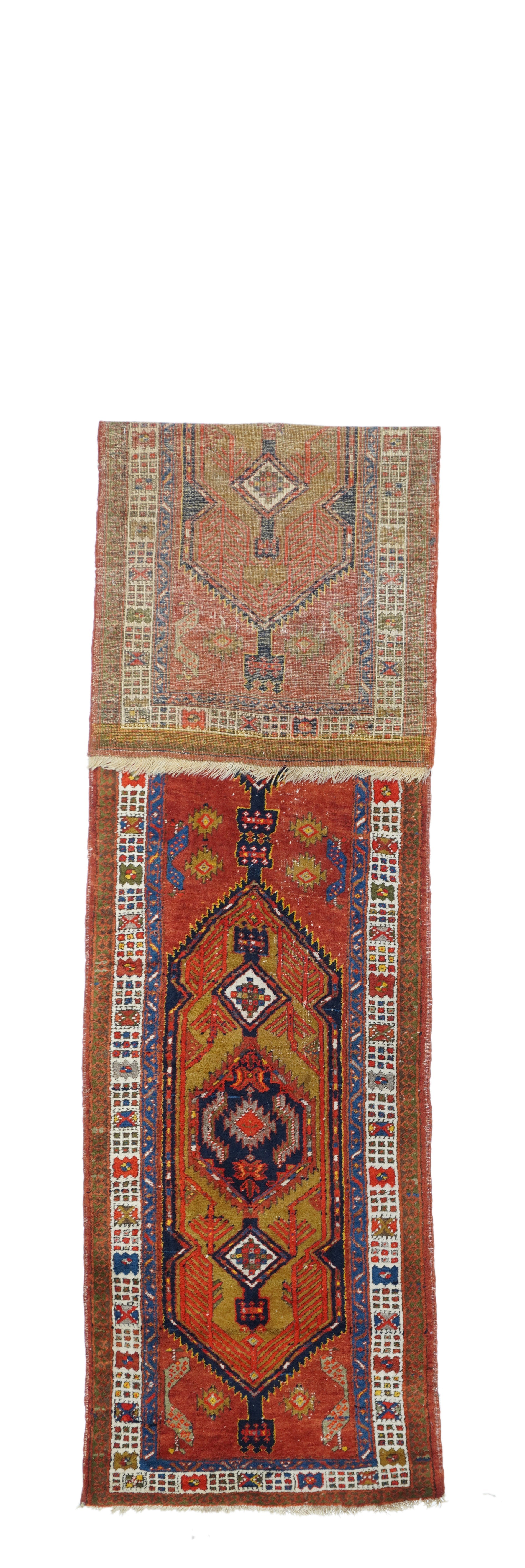 Vintage Heriz Runner 2'11'' x 12'2''