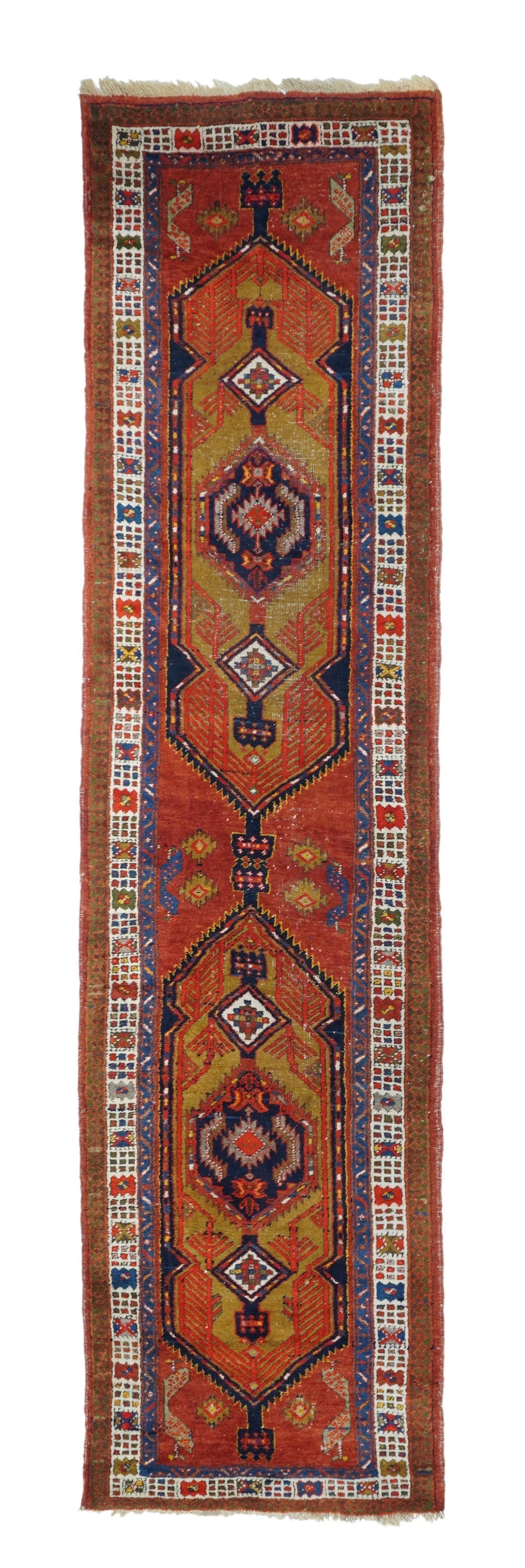 Vintage Heriz Runner 2'11'' x 12'2''