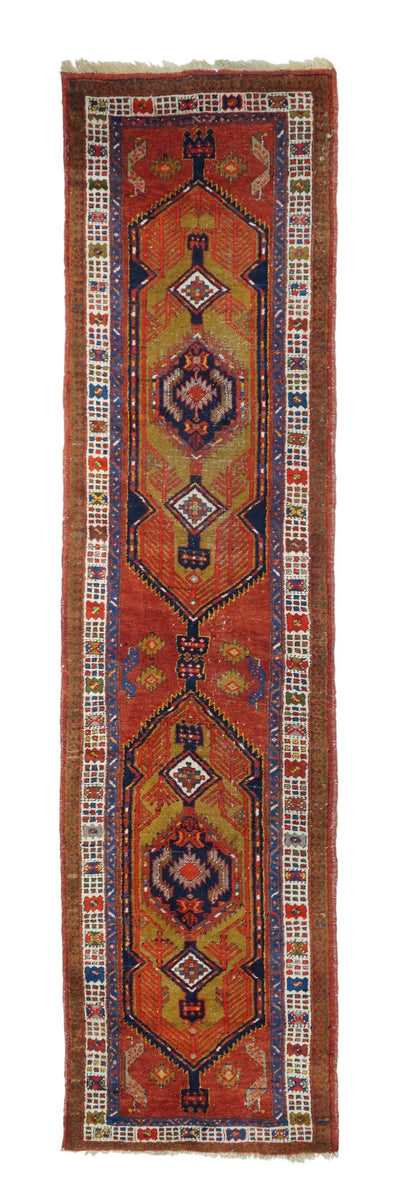 Vintage Heriz Runner 2'11'' x 12'2''