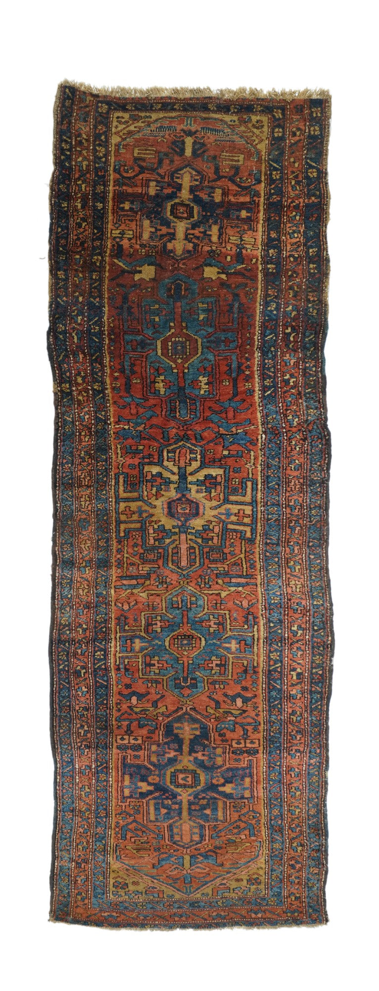 Antique Karajeh Heriz Runner 3'4'' x 10'7''