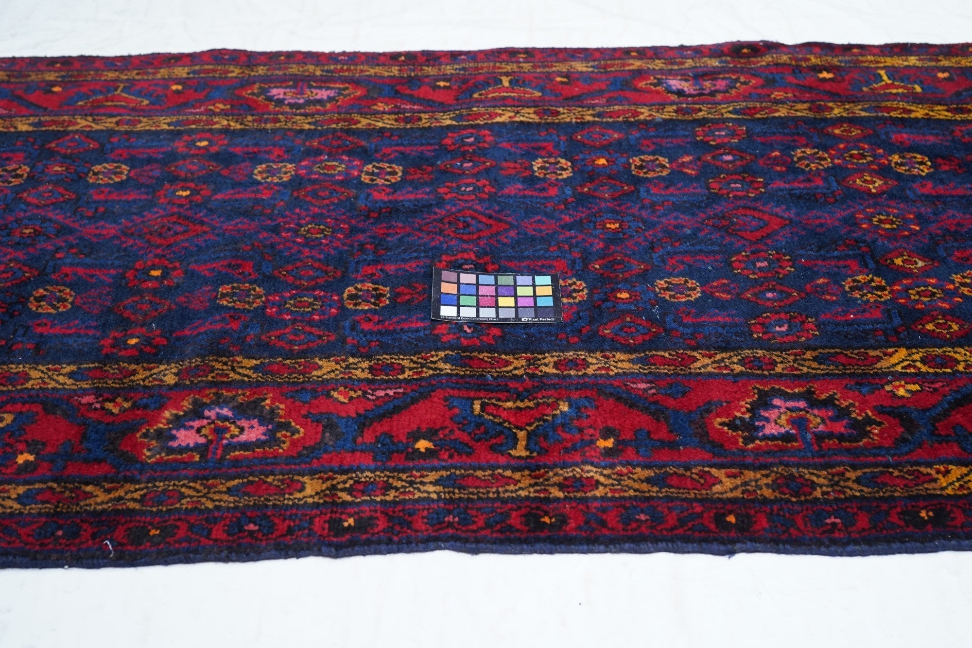 Vintage Hamadan Runner 3'7'' x 12'9''