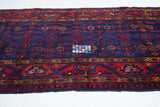 Vintage Hamadan Runner 3'7'' x 12'9''