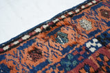 Antique Heriz Runner 3'4'' x 14'4''