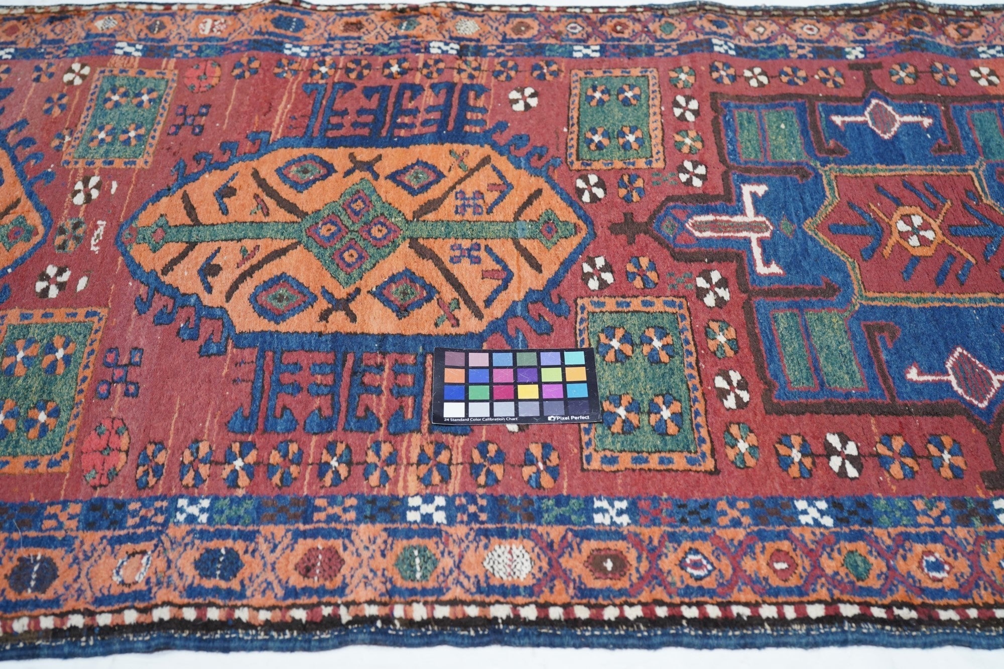 Antique Heriz Runner 3'4'' x 14'4''