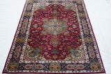 Extremely Fine Tabriz Wool & Silk Rug 3'4'' x 5'3''
