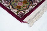 Extremely Fine Tabriz Wool & Silk Rug 3'4'' x 5'3''