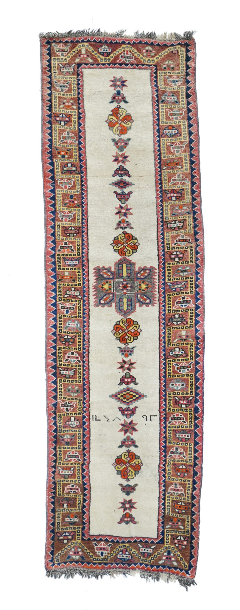 Antique  Sarab Long Rug 2'10'' x 9'7''
