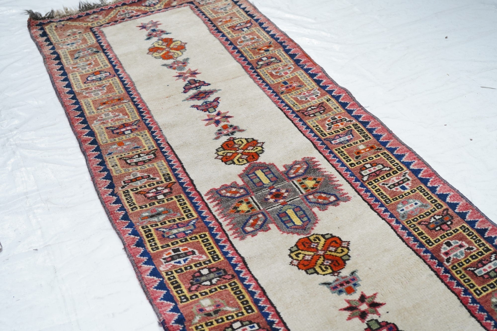 Antique  Sarab Long Rug 2'10'' x 9'7''