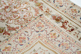 Extremely Fine Antique  Tehran Rug. Wool With all Design in Silk 3'4'' x 5'6''