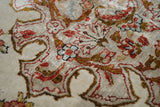 Extremely Fine Antique  Tehran Rug. Wool With all Design in Silk 3'4'' x 5'6''