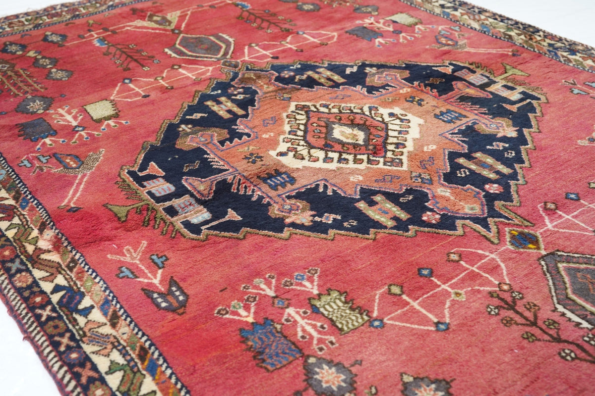 Vintage Qashqai Rug 4'10'' x 7'5''