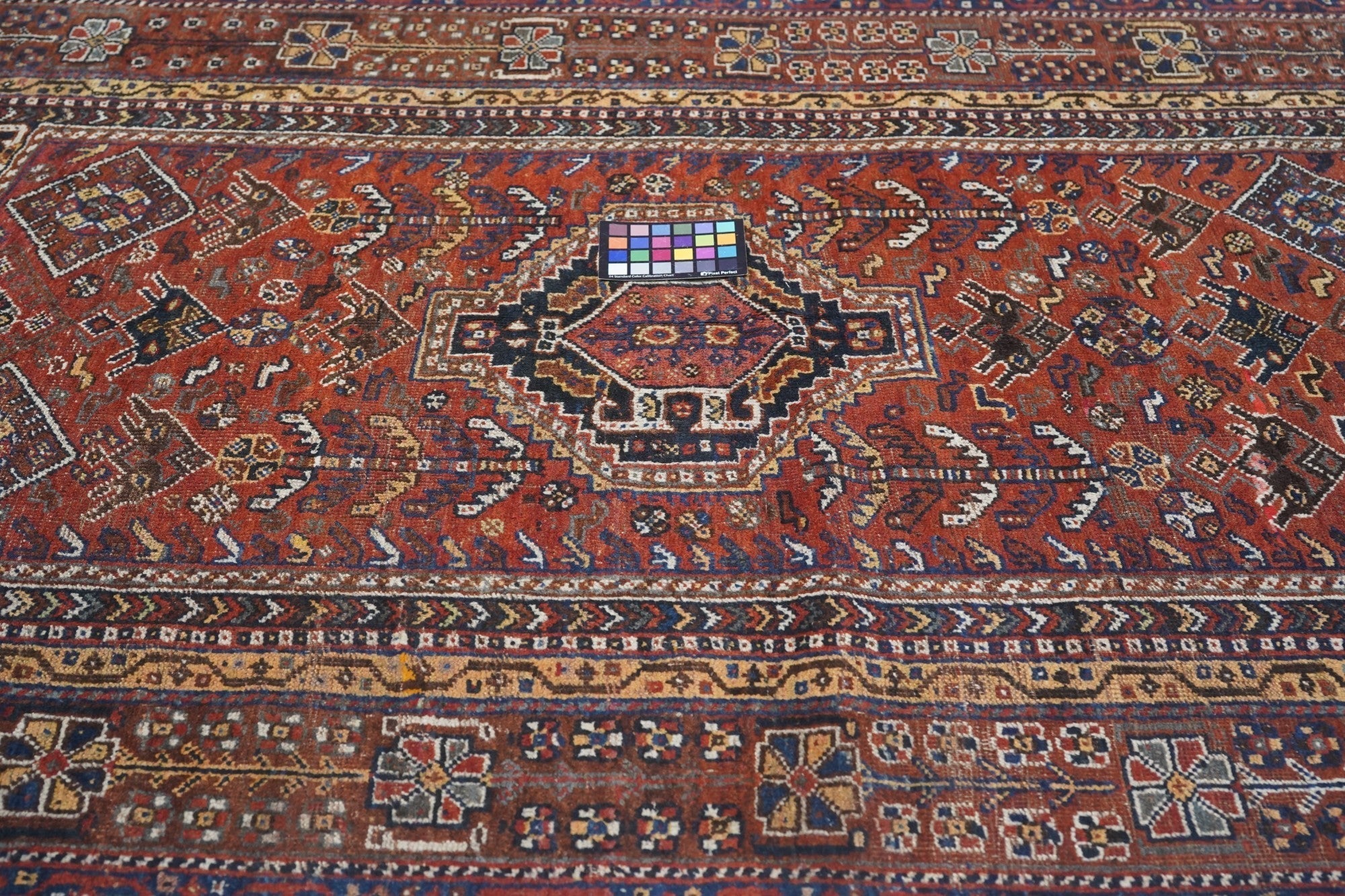 Antique Qashqai Rug 4'9'' x 7'5''