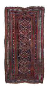 Antique Afshar Rug 5'0'' x 9'7''