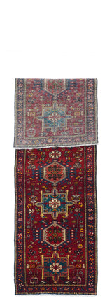 Vintage Karajeh Rug 2'11'' x 10'4''