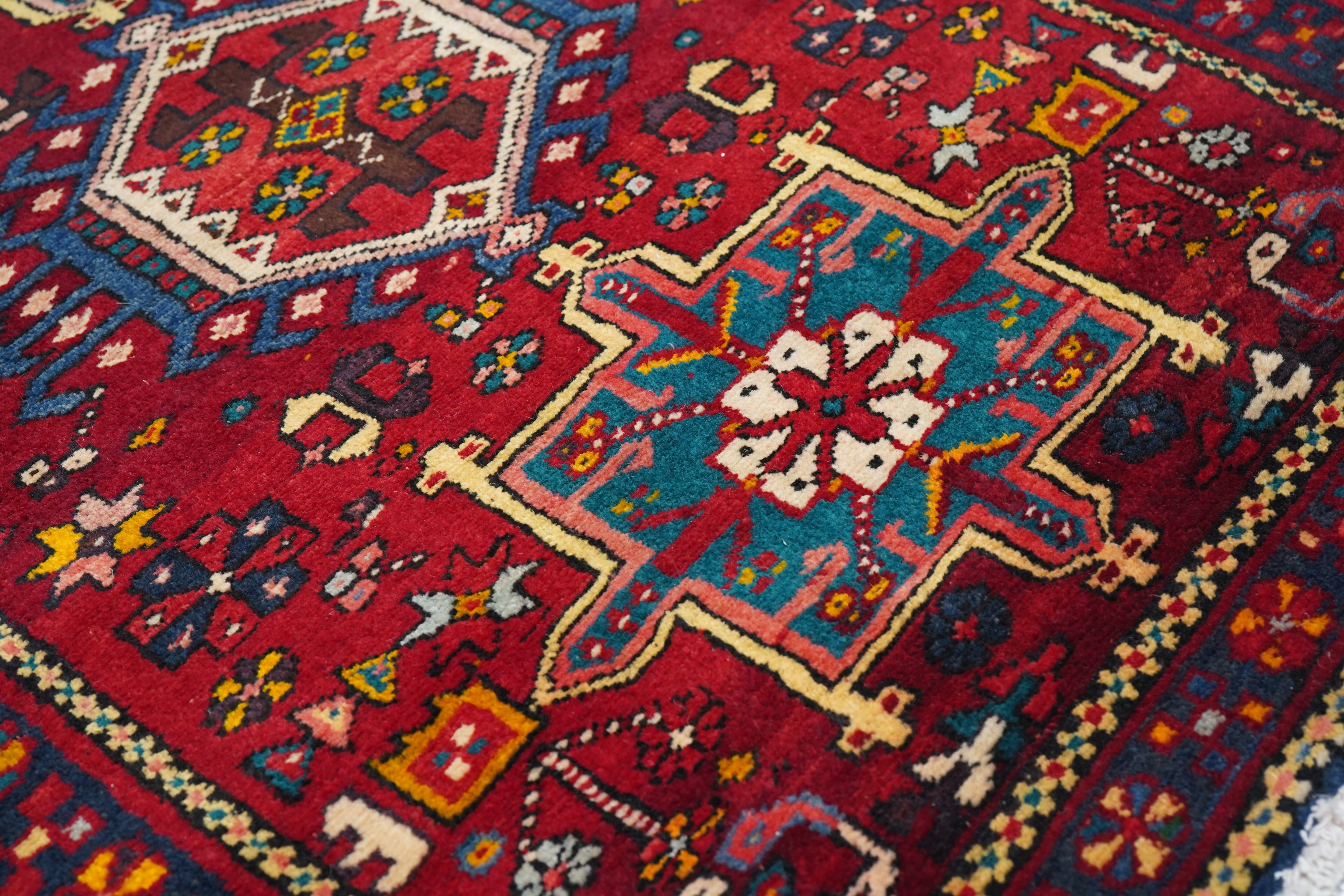 Vintage Karajeh Rug 2'11'' x 10'4''