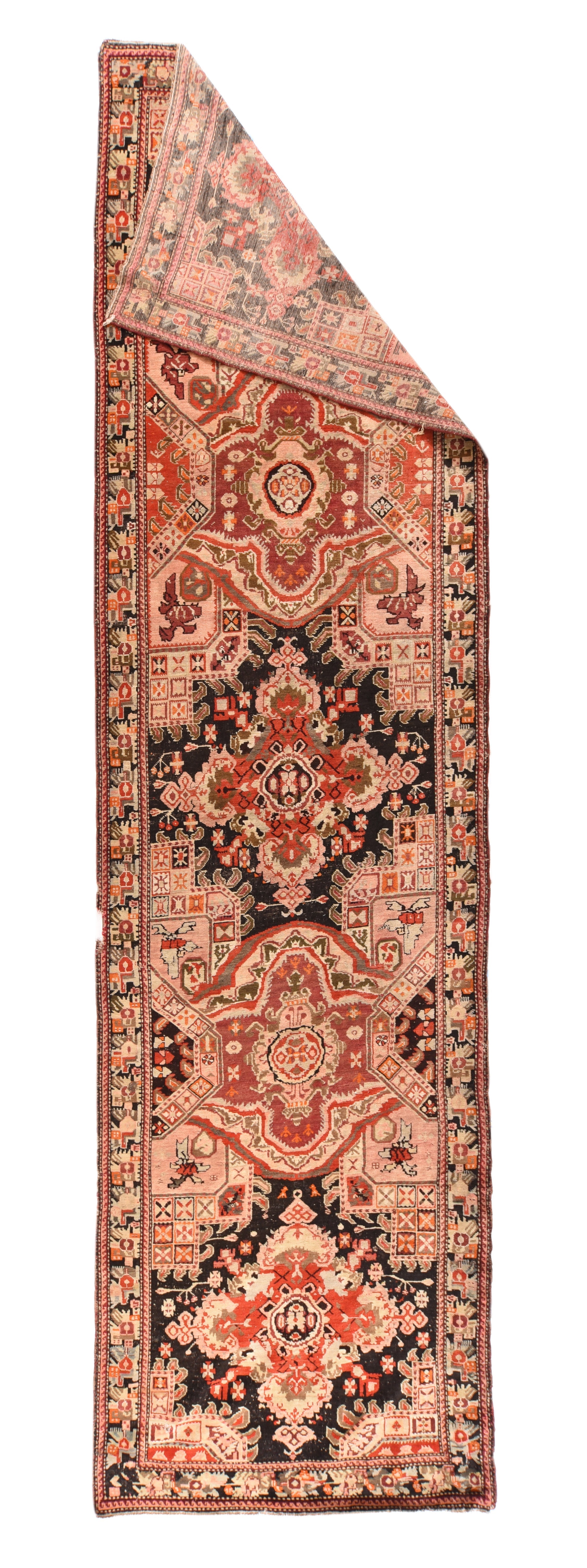 Antique Karabagh Runner 4'0" x 15'9''