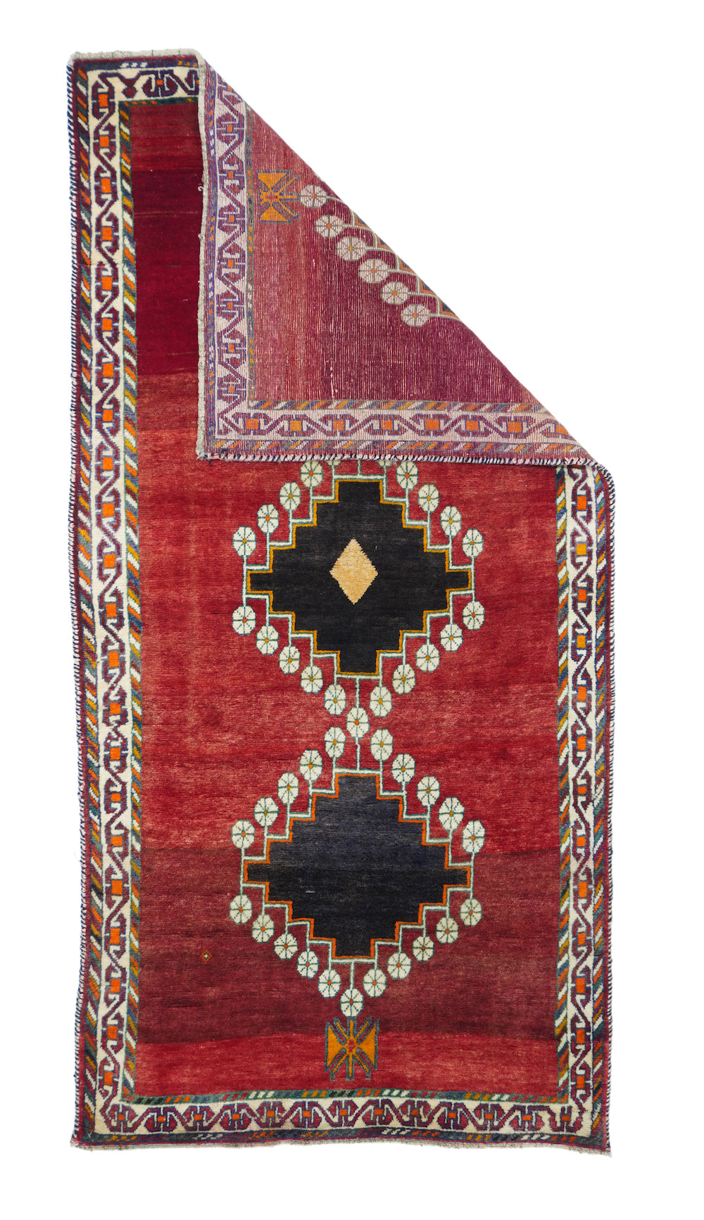 Vintage Gabbeh Rug 3'9'' x 7'6''