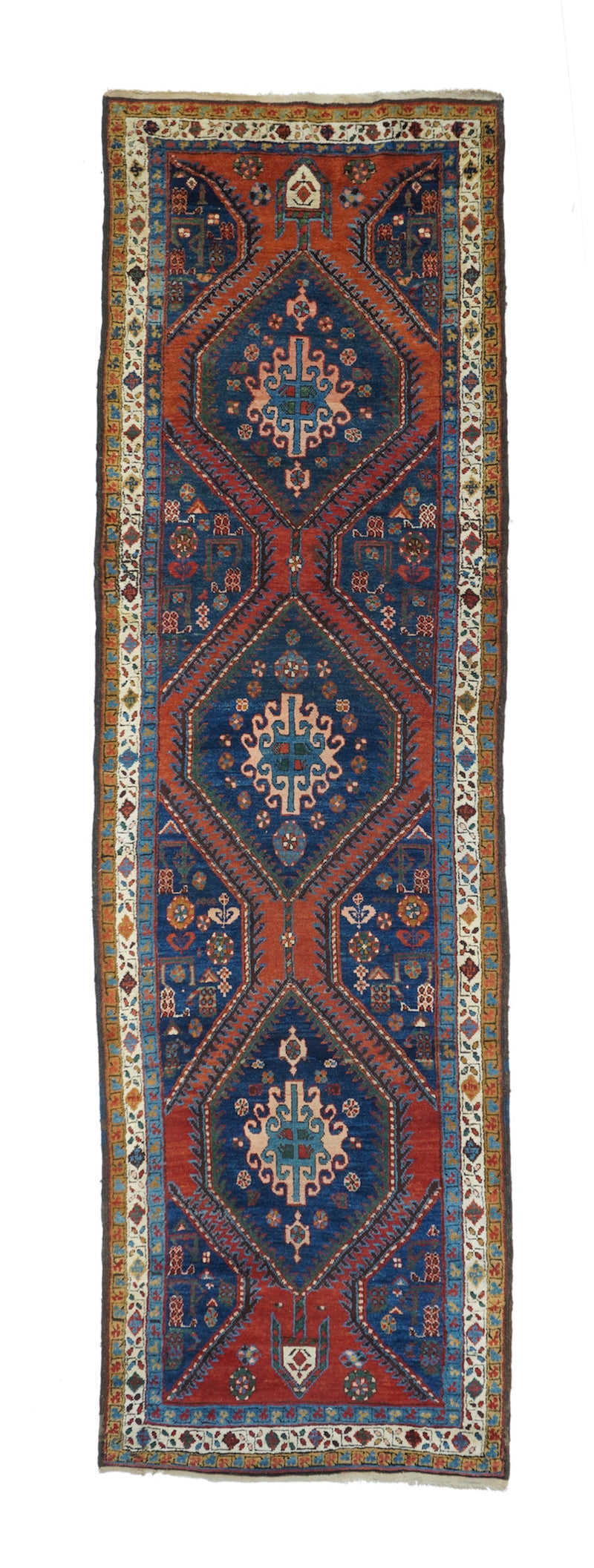 Antique Heriz Rug 3'5'' x 11'8''