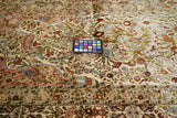 Extremely Fine Antique Silk Hereke Rug 3'5'' x 4'11''
