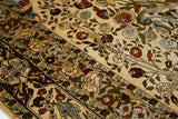 Extremely Fine Antique Silk Hereke Rug 3'5'' x 4'11''