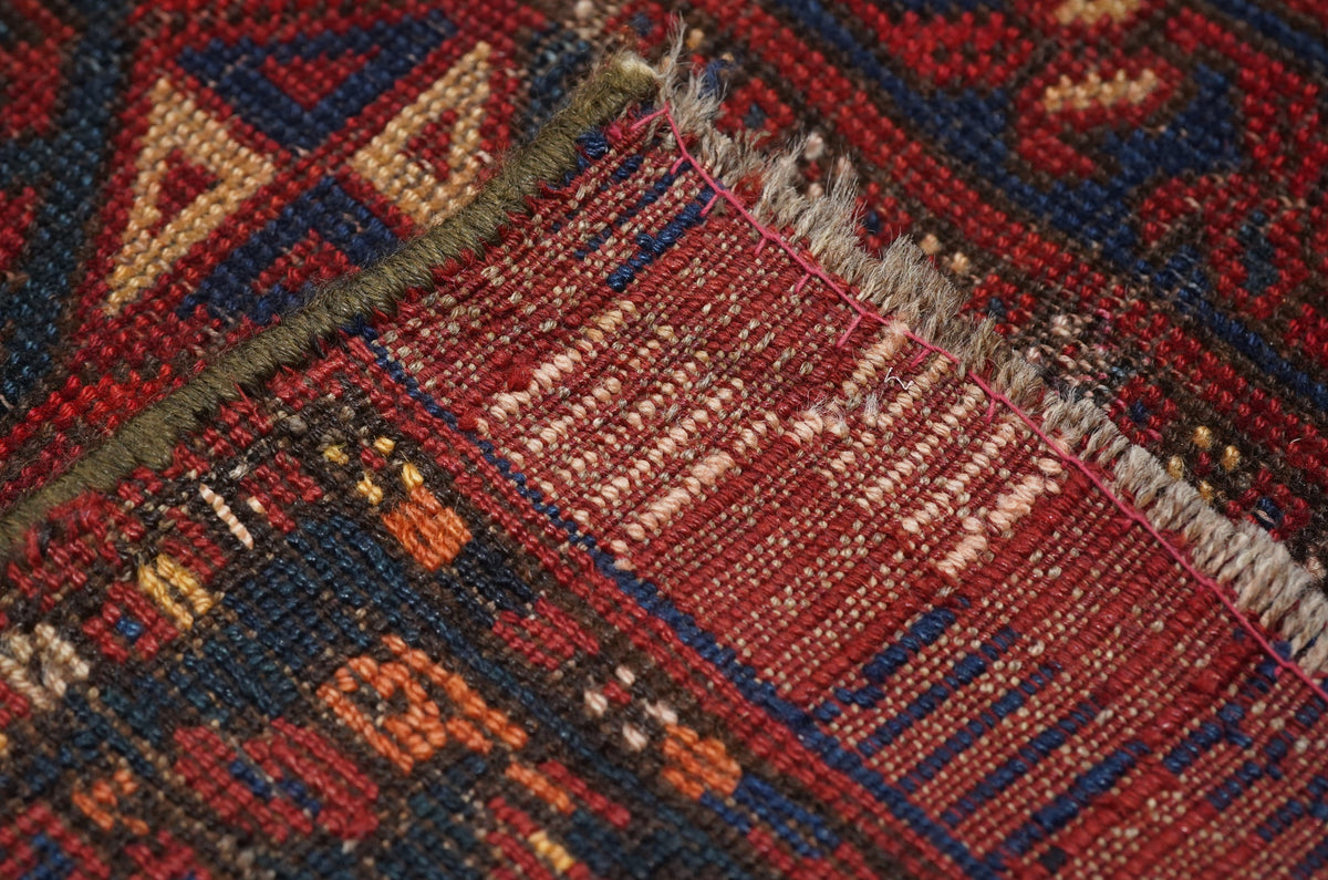 Vintage Afghan Rug 4'7'' x 6'9''