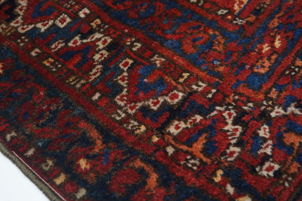 Vintage Afghan Rug 4'7'' x 6'9''