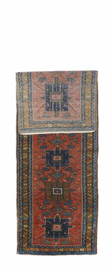 Antique Heriz Runner 3'5'' x 10'4''