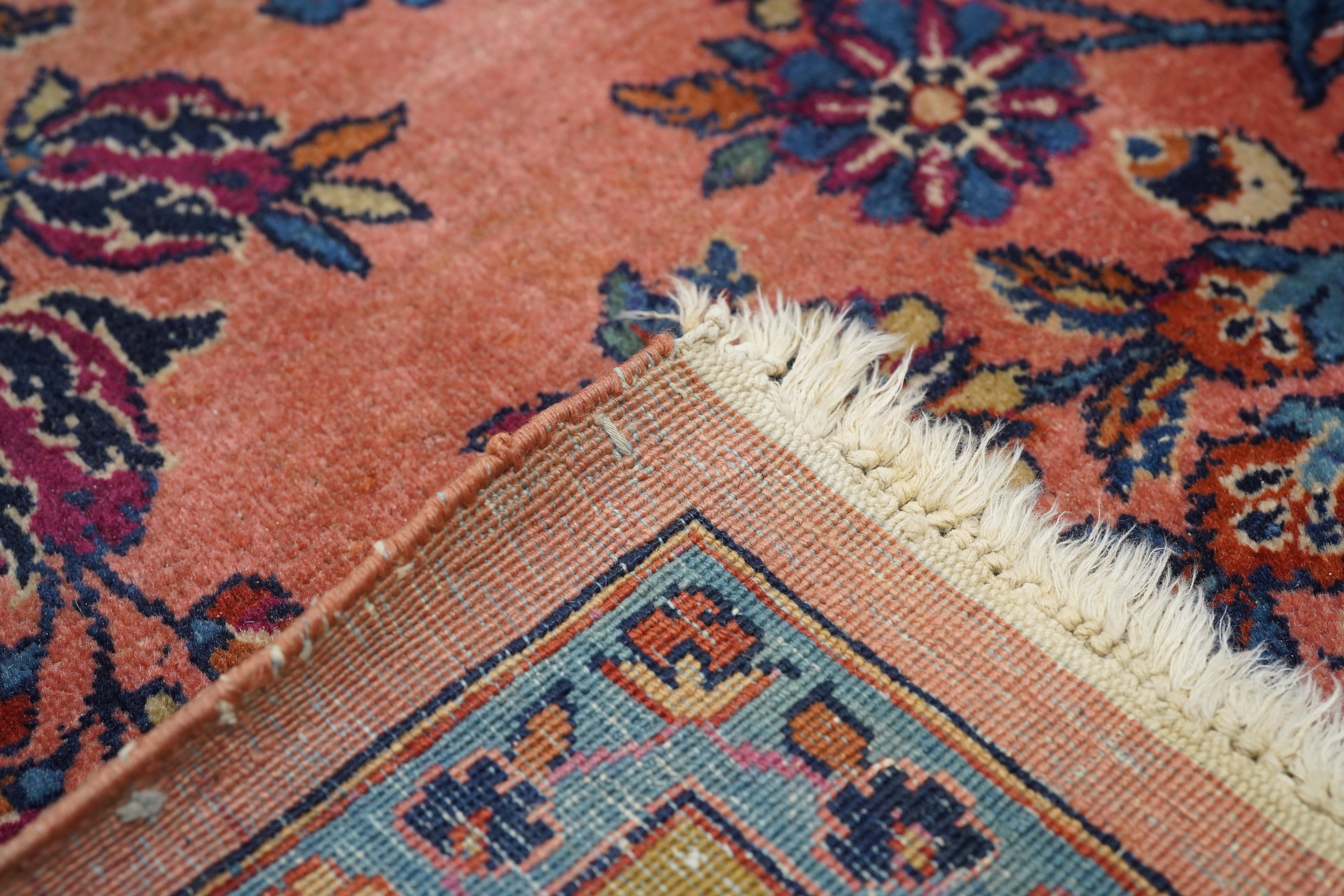 Antique  Kashan Rug 8'1" x 10'0"