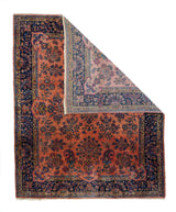 Antique  Kashan Rug 8'1" x 10'0"