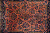 Antique  Kashan Rug 8'1" x 10'0"