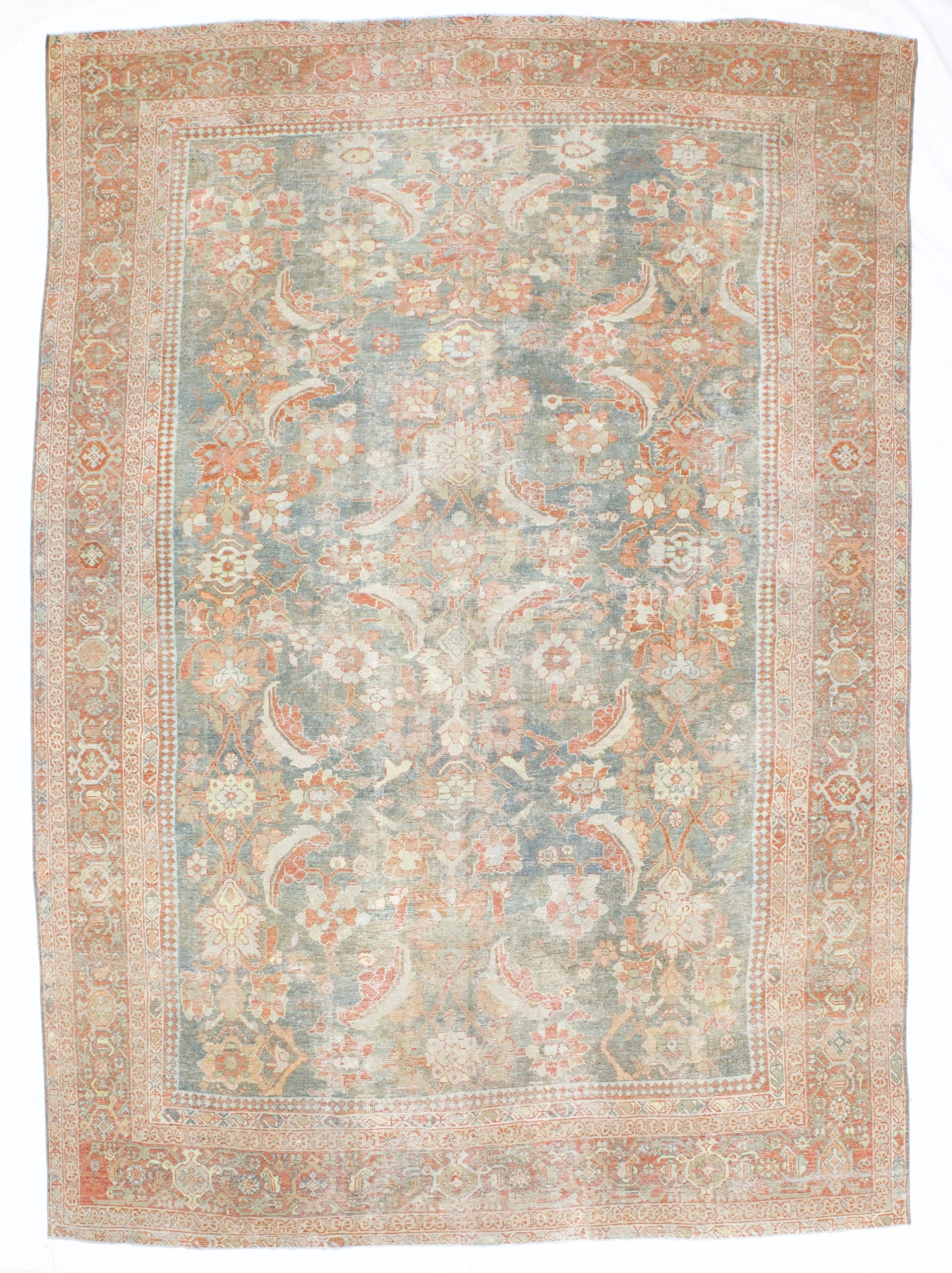 Antique Mahal Sultanabad Rug 8'4" x 11' 11''