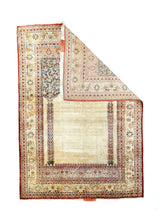 Antique Silk  Rug 4'0'' x 5'8''