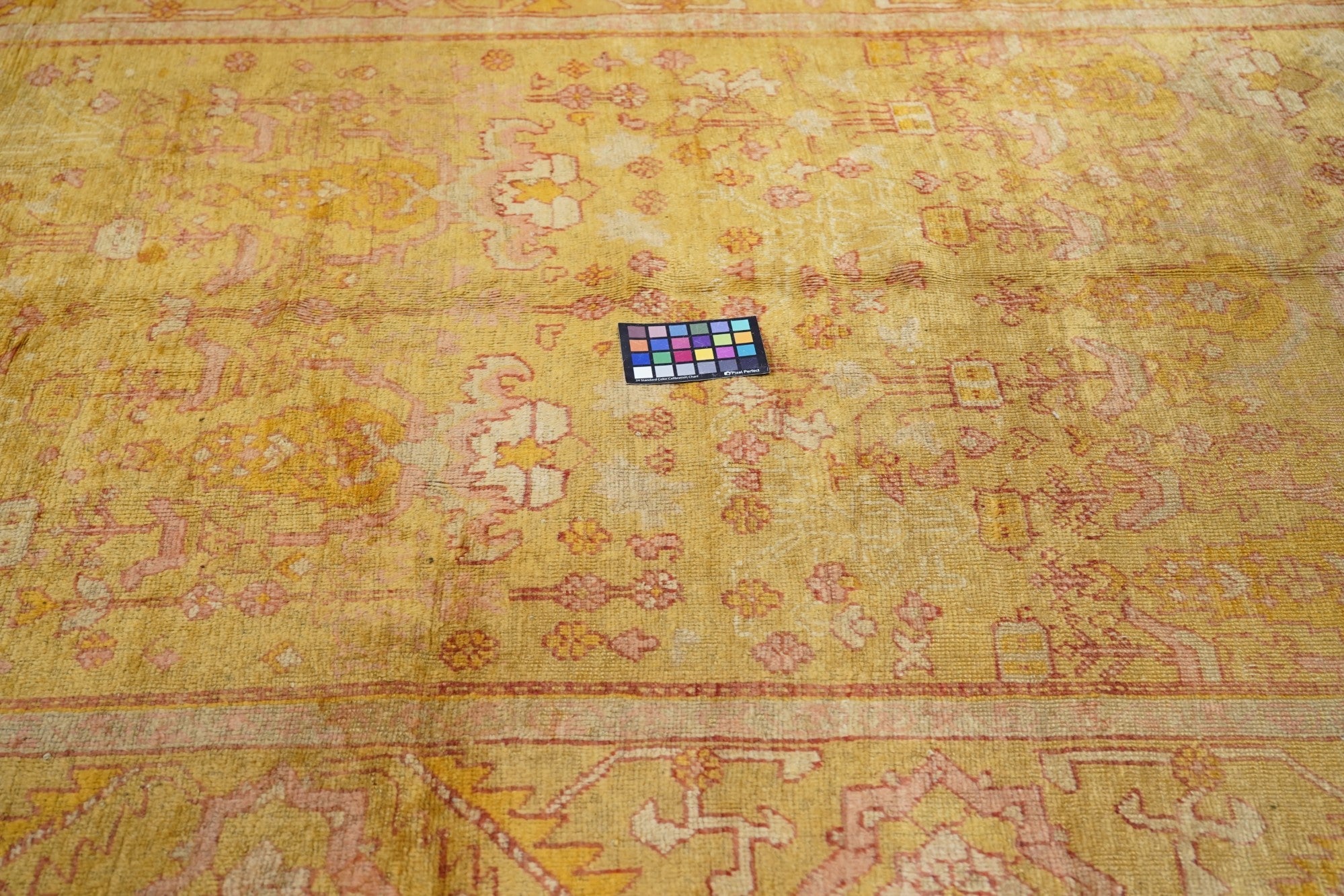 Antique Oushak Rug 7' 2'' x 14' 10"