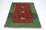 Gabbeh Rug 3'6'' x 5'5''