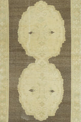 Vintage Turkish Wool Rug 3' 1" x 6' 3"