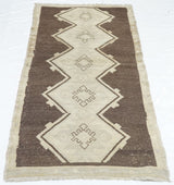 Vintage Turkish Rug 2'7'' x 6'6''