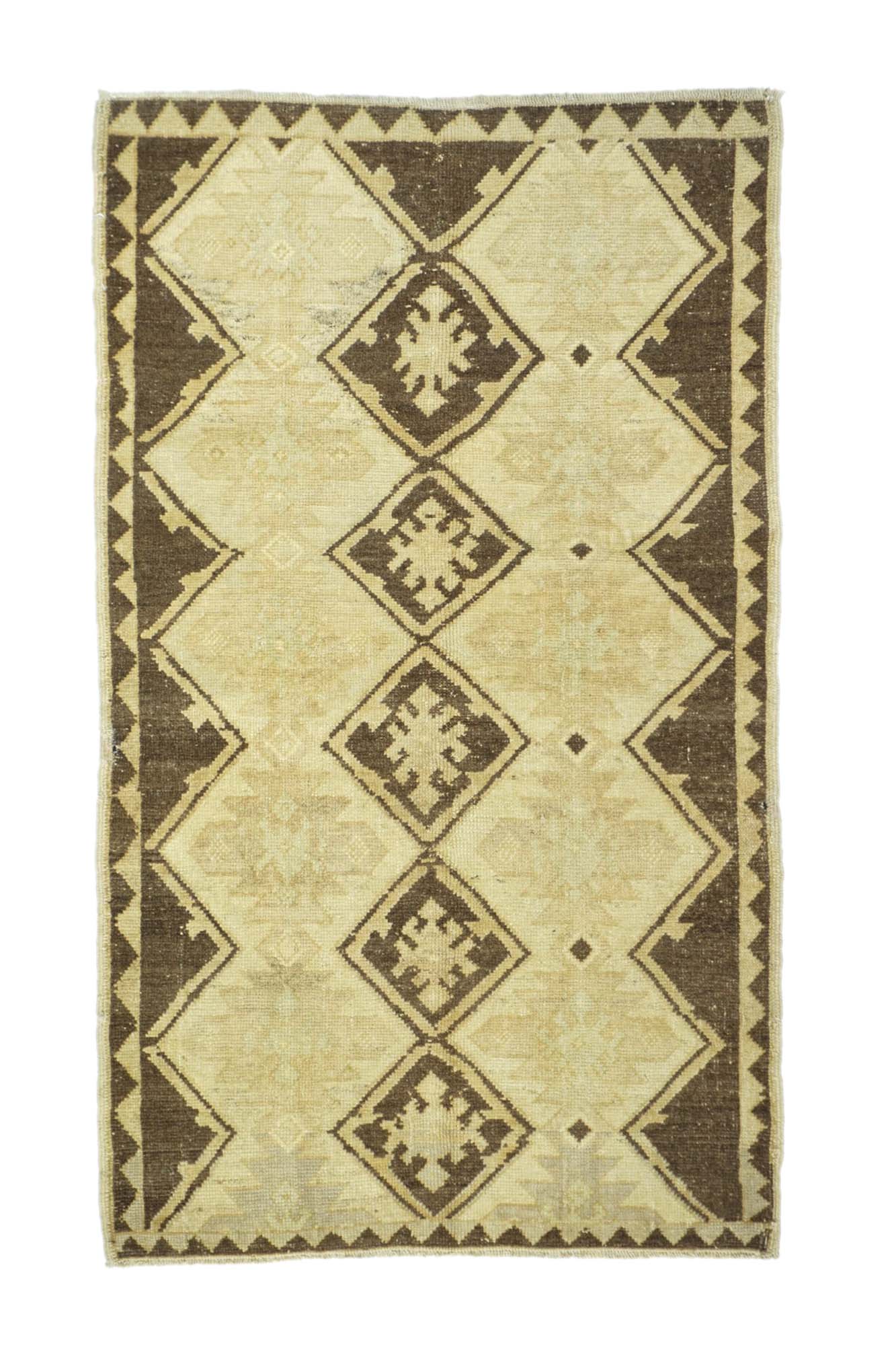Vintage Oushak Rug 3'0" x 5'1''