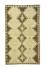 Vintage Oushak Rug 3'0" x 5'1''
