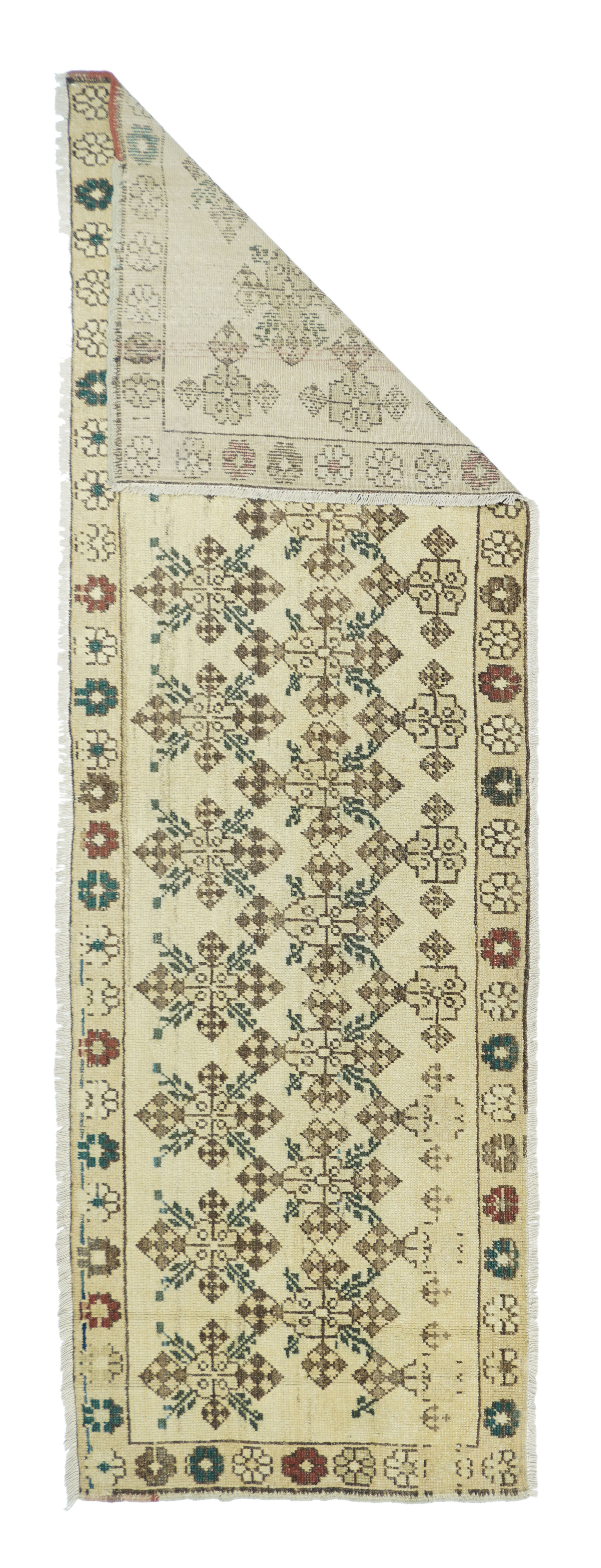 Turkey Geometric Wool on Cotton 2'6''x7'10''