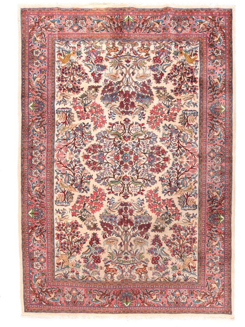 Antique Sarouk Rug 5'8'' x 8'2''