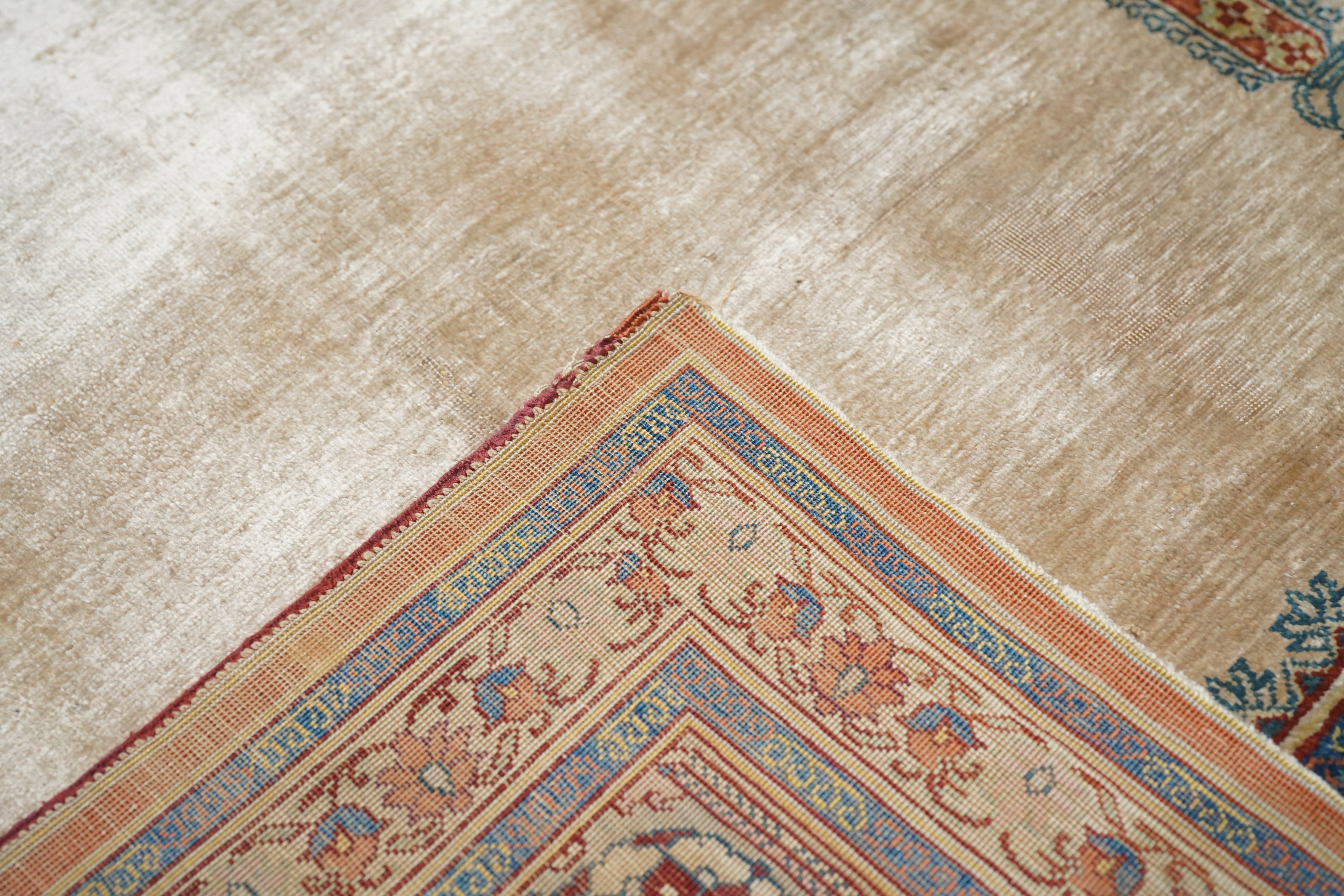 Antique Silk Rug 3'9'' x 5'8''