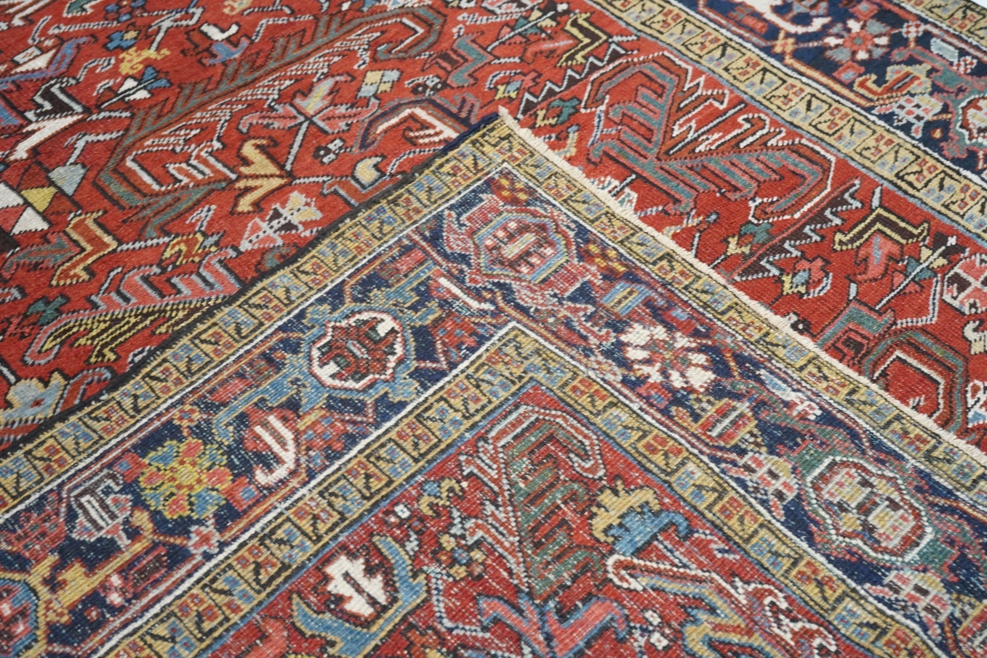 Vintage Heriz Rug 7'5'' x 11'0"