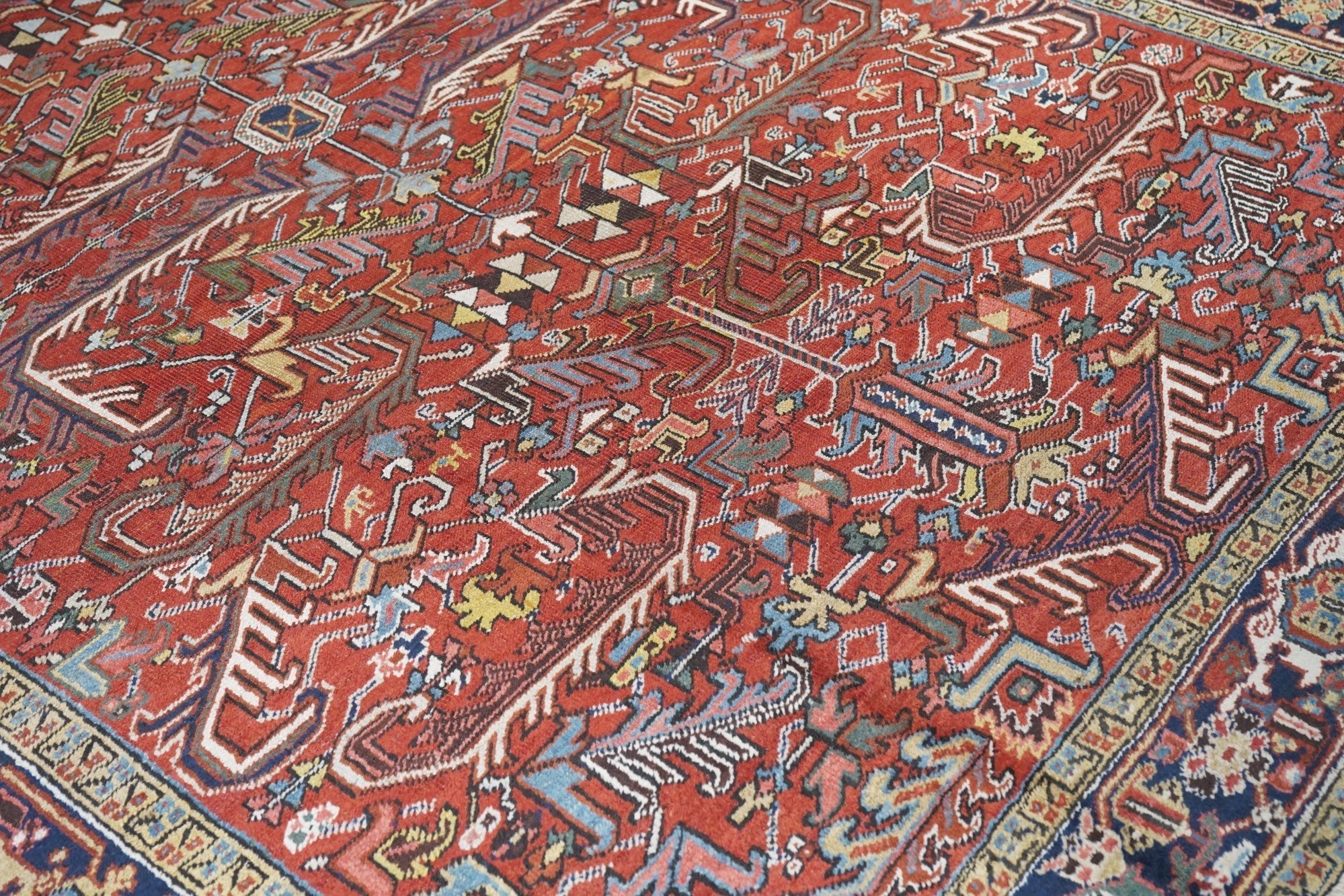 Vintage Heriz Rug 7'5'' x 11'0"
