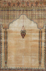 Antique Silk Rug 3'9'' x 5'8''