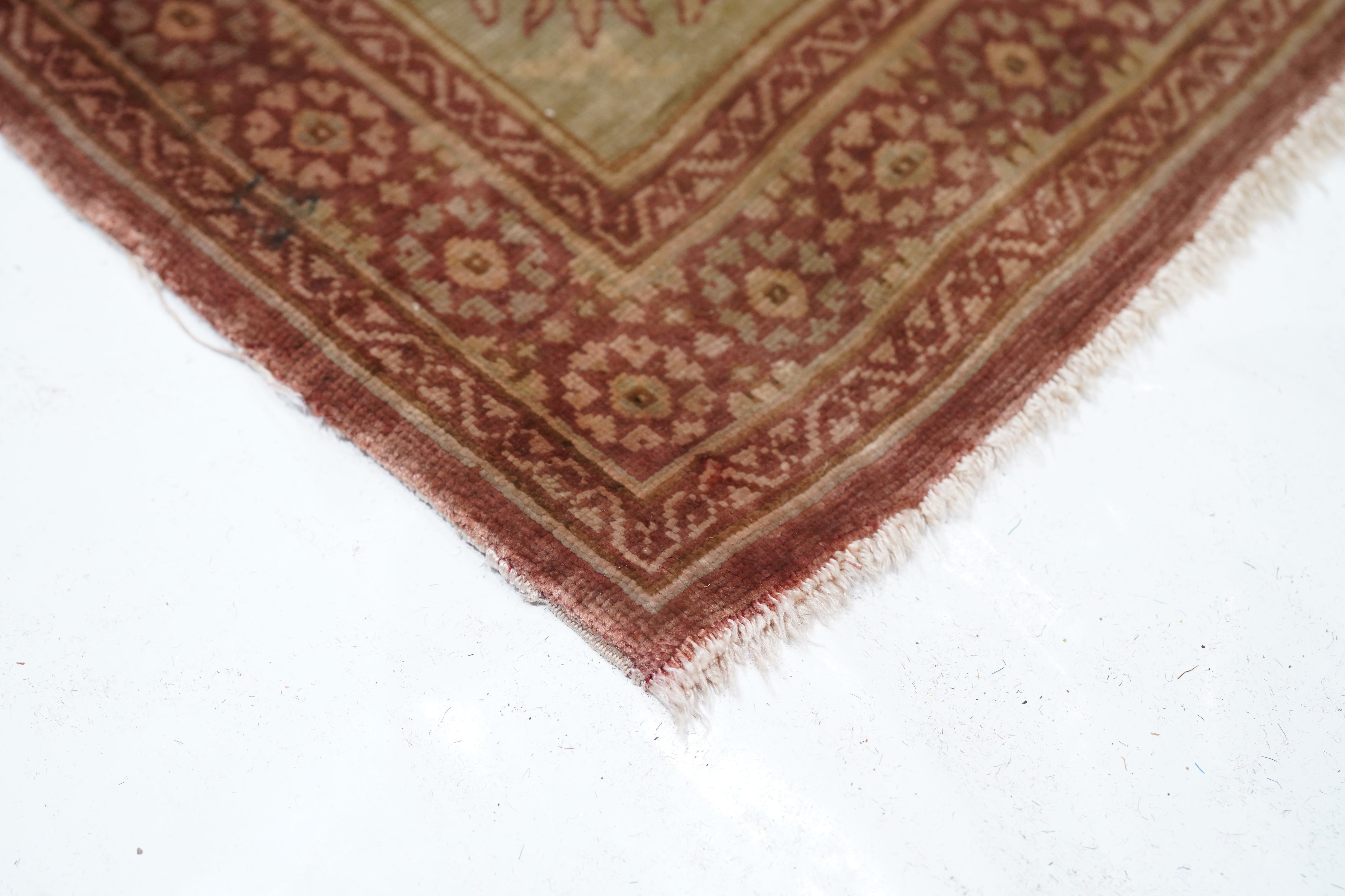 Antique Turkish Silk Signed Hereke Rug 4'3'' x 6'8''