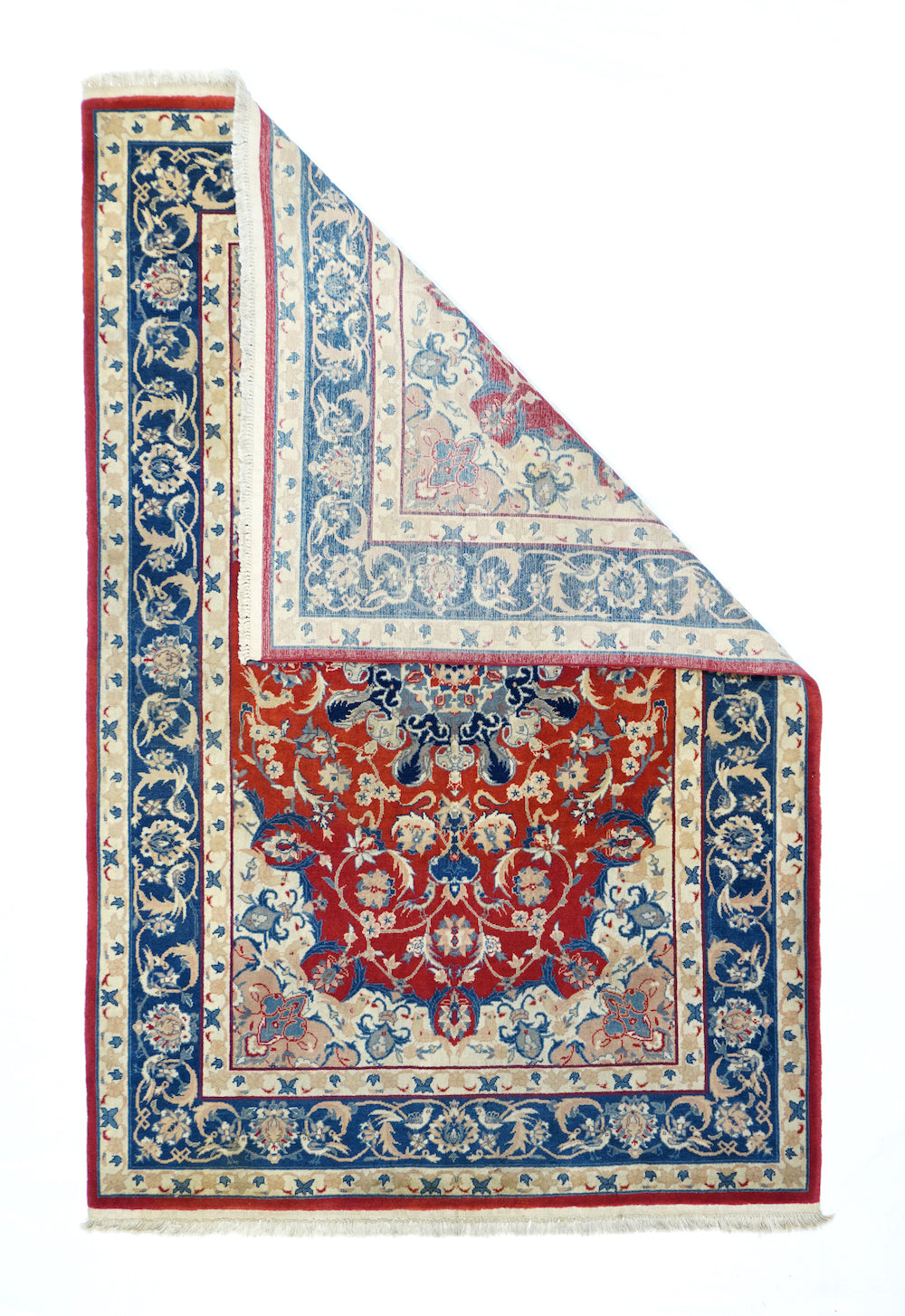 Vintage  Isfahan Rug 4'0'' x 6'0''