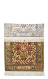 Extremely Fine Vintage Turkish Silk Hereke Rug 2'10'' x 4'7''